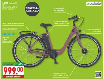 Marktkauf Prophete e-bike genießer 1.9 Angebot