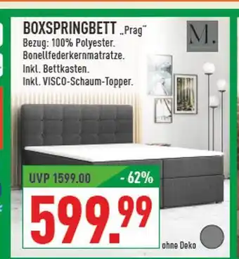 Marktkauf Boxspringbett prag Angebot