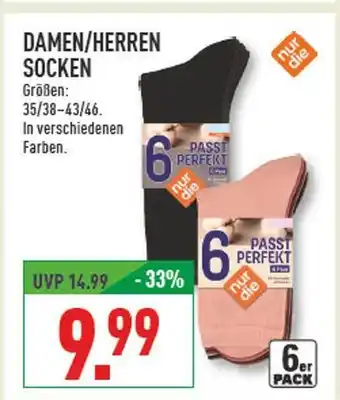 Marktkauf Nur die damen/herren socken Angebot