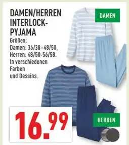 Marktkauf Damen/herren interlock-pyjama Angebot