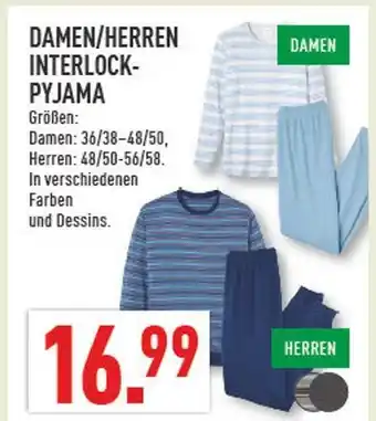 Marktkauf Damen/herren interlock-pyjama Angebot