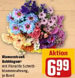 REWE Blumenstrauß Bubblegum Angebot