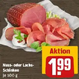 REWE Nuss- oder Lachs- Schinken Angebot