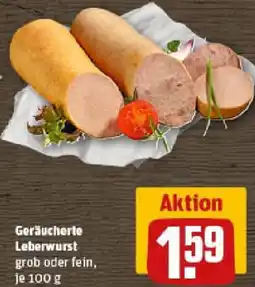 REWE Geräucherte Leberwurst Angebot