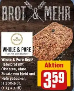 REWE Whole & Pure Brot Angebot