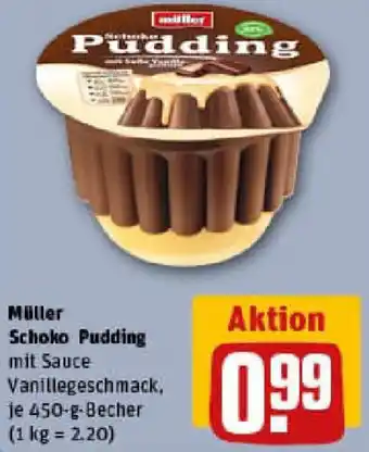 REWE Müller Schoko Pudding Angebot
