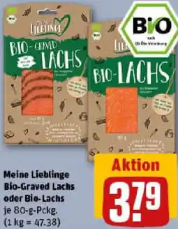 REWE Meine Lieblinge Bio-Graved Lachs oder Bio-Lachs Angebot