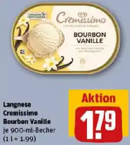 REWE Langnese Cremissimo Bourbon Vanille Angebot