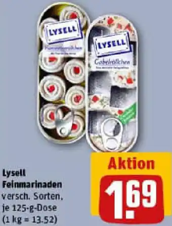 REWE Lysell Feinmarinaden Angebot