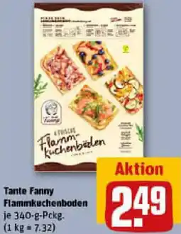 REWE Tante Fanny Flammkuchenboden Angebot