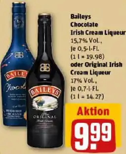 REWE Baileys Chocolate Irish Cream Liqueur oder Original Irish Cream Liqueur Angebot
