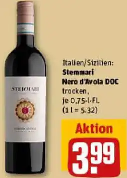 REWE Stemmari Nero d'Avola DOC Angebot