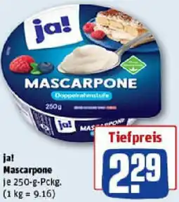 REWE ja! Mascarpone Angebot