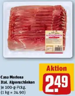 REWE Casa Modena Ital. Alpenschinken Angebot