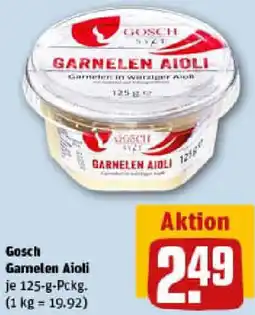 REWE Gosch Garnelen Aioli Angebot