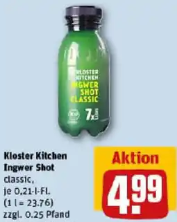 REWE Kloster Kitchen Ingwer Shot Angebot