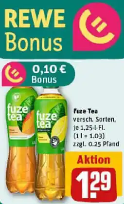 REWE Fuze Tea Angebot
