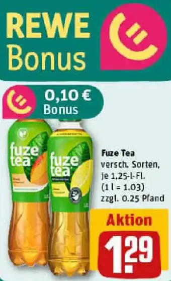 REWE Fuze Tea Angebot