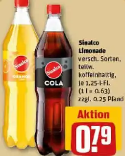 REWE Sinalco Limonade Angebot