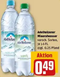 REWE Adelholzener Mineralwasser Angebot