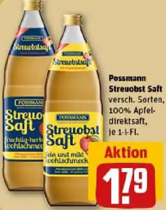 REWE Possmann Streuobst Saft Angebot