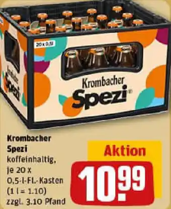 REWE Krombacher Spezi Angebot