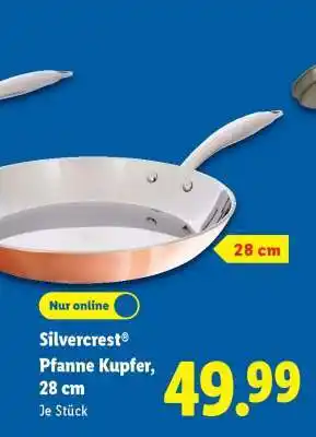 Lidl Silvercrest Pfanne Kupfer, 28 cm Angebot