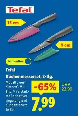 Lidl Tefal Küchenmesserset, 2-tlg Angebot