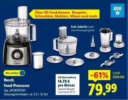 Lidl BOSCH Food Processor Angebot