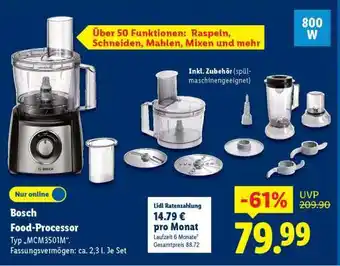 Lidl BOSCH Food Processor Angebot