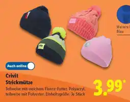 Lidl Crivit Strickmütze Angebot