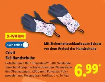 Lidl CRIVIT Ski-Handschuhe Angebot