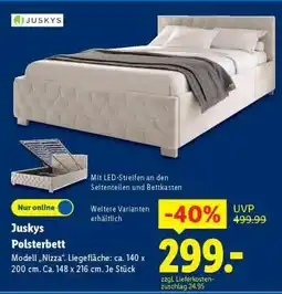 Lidl Juskys Polsterbett Angebot