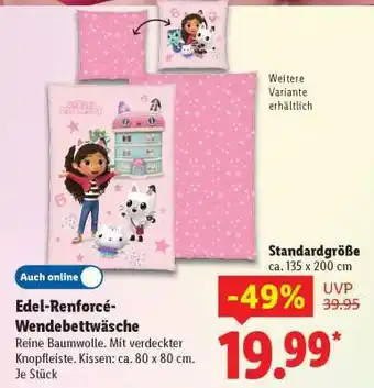 Lidl Edel- Renforcé- Wendebettwäsche Angebot
