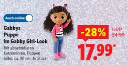 Lidl Gabbys Puppe im Gabby Girl-Look Angebot