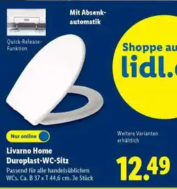 Lidl LIVARNO home Duroplast-WC-Sitz Angebot