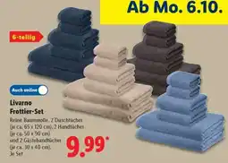 Lidl Livarno Frottier-Set Angebot