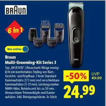 Lidl Braun Multi-Grooming-Kit Series 3 Angebot