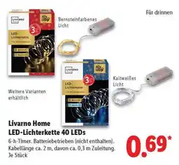Lidl Livarno Home LED-Lichterkette 40 LEDs Angebot