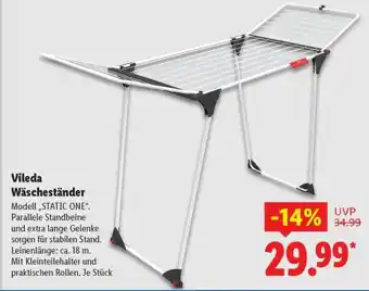 Lidl Vileda Wäscheständer Angebot