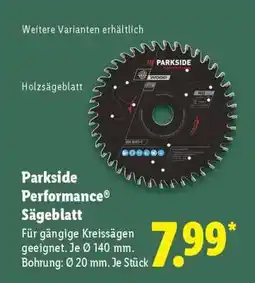 Lidl Parkside Performance Sägeblatt Angebot