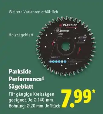 Lidl Parkside Performance Sägeblatt Angebot