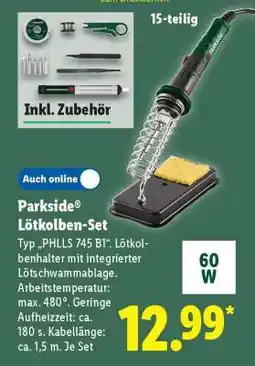 Lidl Parkside Lötkolben-Set Angebot
