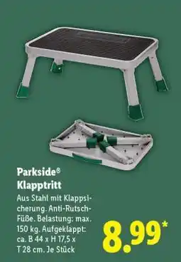 Lidl Parkside Klapptritt Angebot