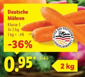 Lidl Deutsche Möhren Angebot