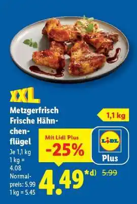 Lidl Metzgerfrisch Frische Hähnchenflügel Angebot