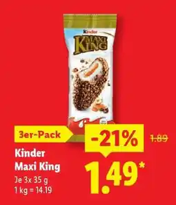 Lidl Kinder Maxi King Angebot