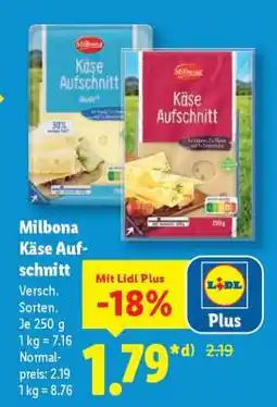 Lidl Milbona Käse Aufschnitt Angebot