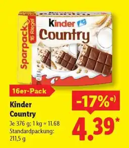 Lidl Kinder Country Angebot