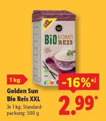 Lidl Golden Sun Bio Reis XXL Angebot